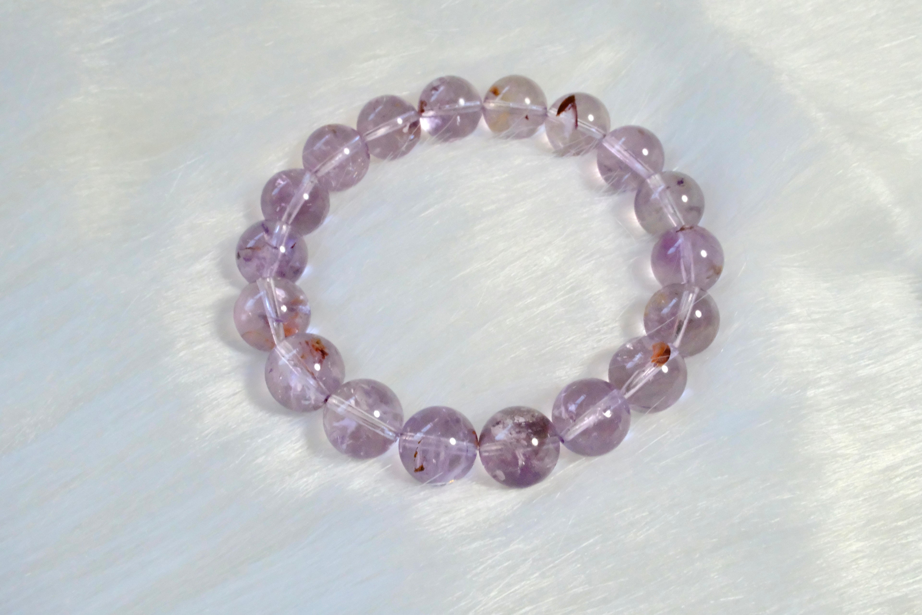 Lavender Bud- Hematoid quartz