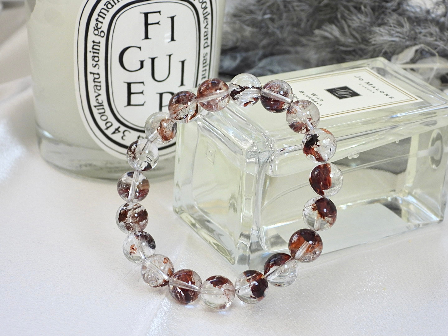 Snowrose-Red Bloom Quartz