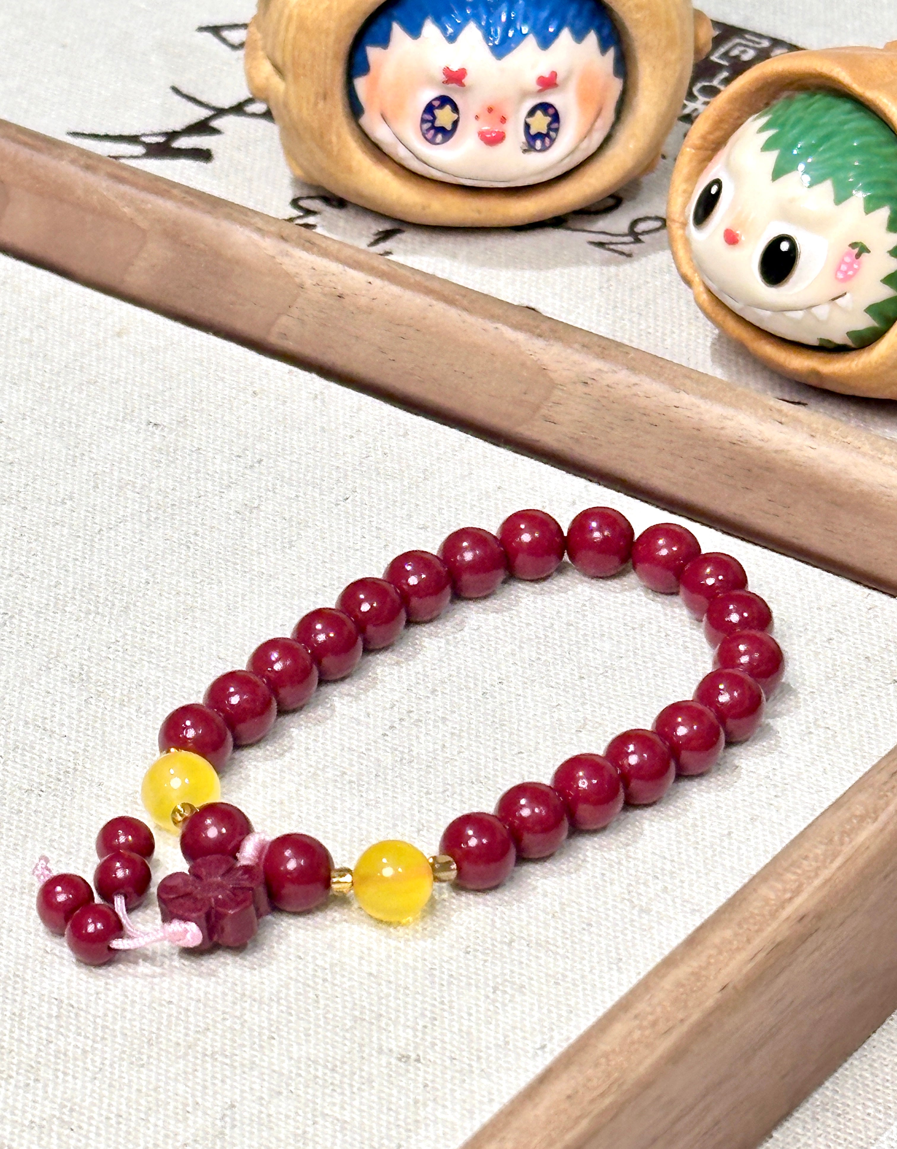 Cinnabar bracelet