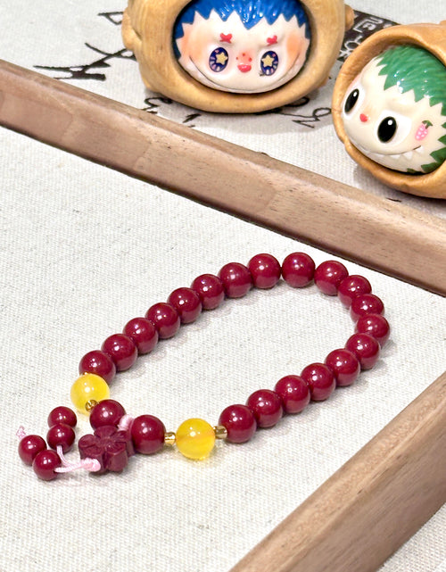 Cinnabar bracelet