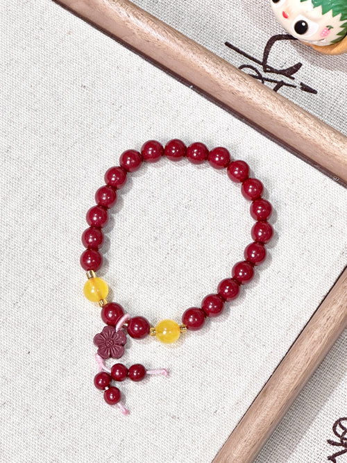 Cinnabar bracelet