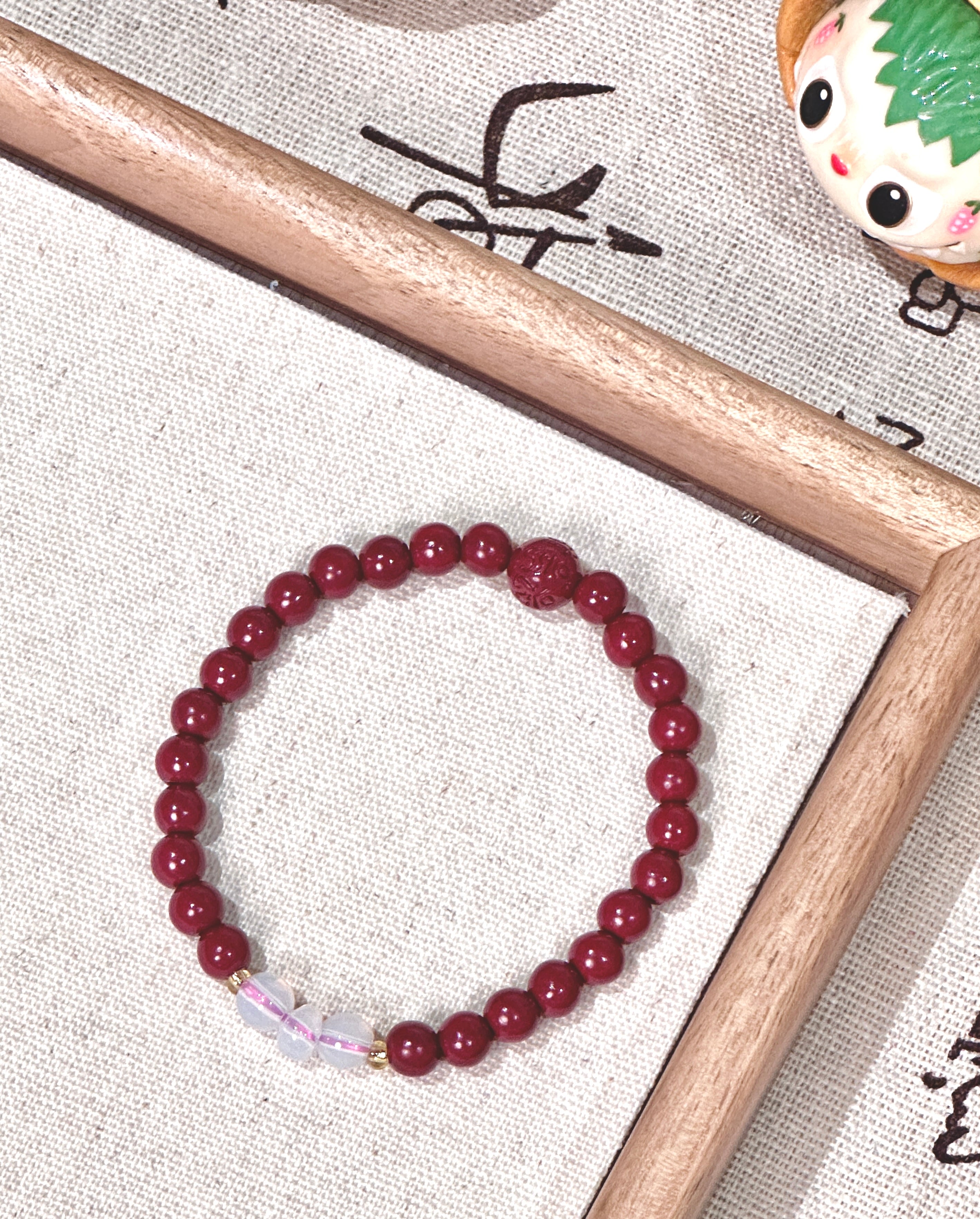 Cinnabar bracelet